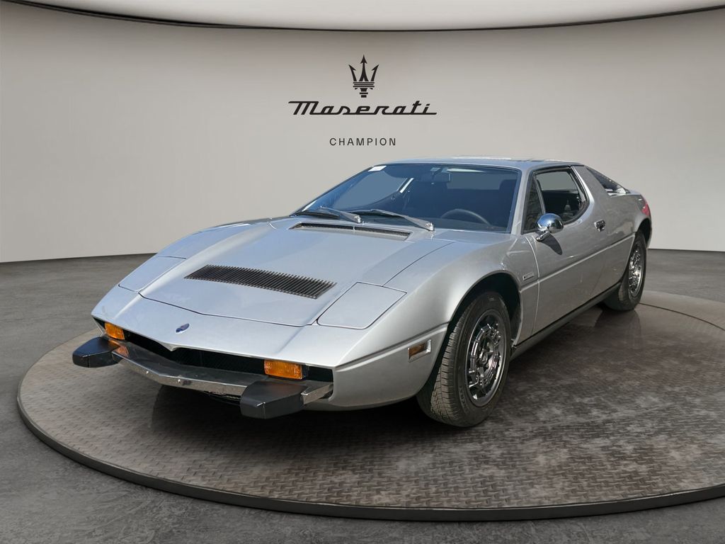 Silver 1974 Maserati Merak Coupe Manual