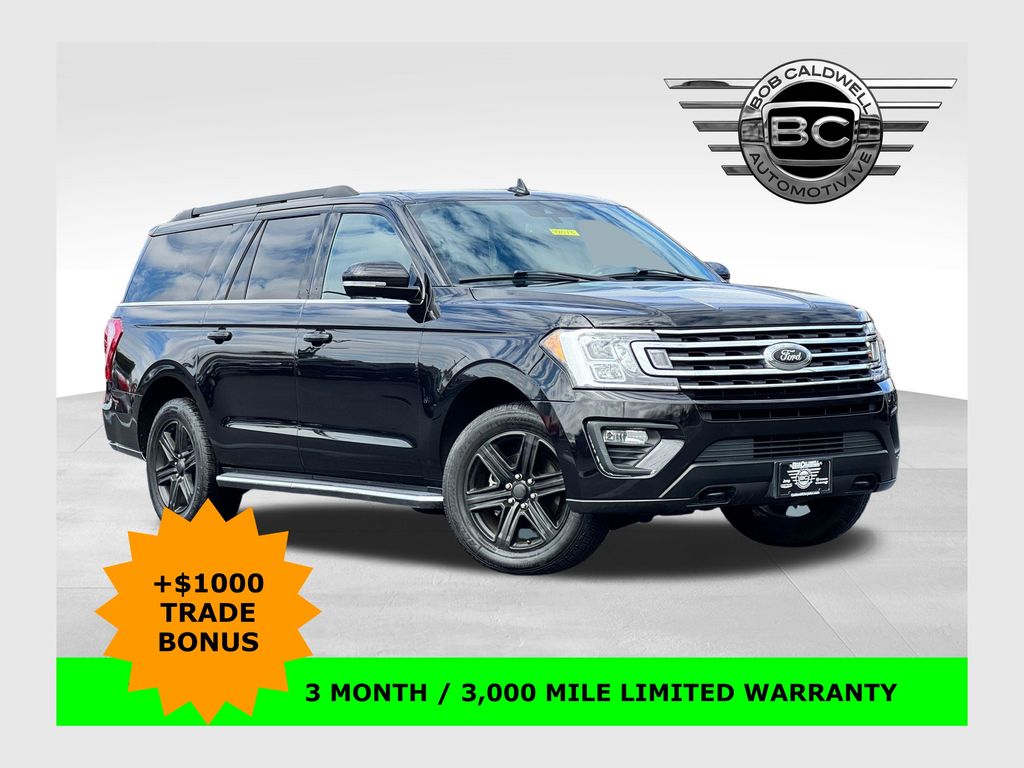 Black Metallic 2021 Ford Expedition MAX XLT 4WD SUV / Crossover Four-Wheel Drive Automatic