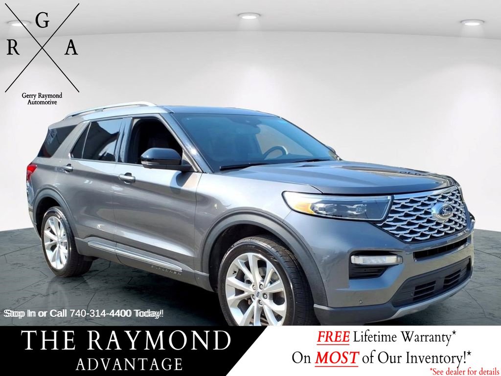 Gray Metallic 2023 Ford Explorer SUV / Crossover All-Wheel Drive Automatic
