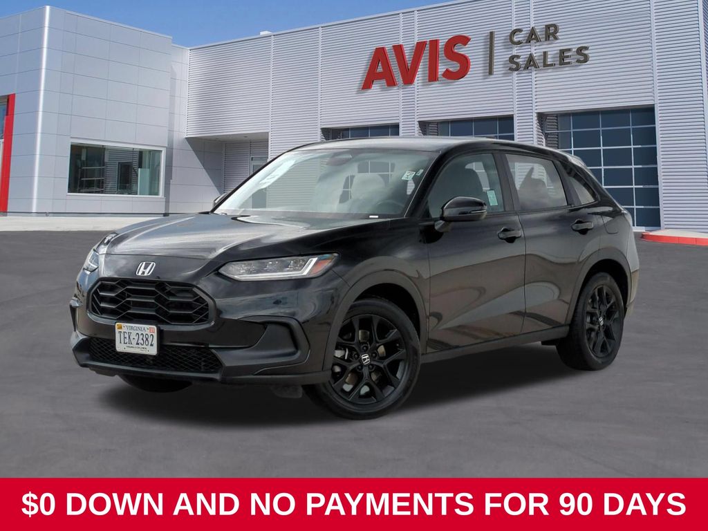 Black 2025 Honda HR-V SUV / Crossover All-Wheel Drive Continuously Variable Transmission