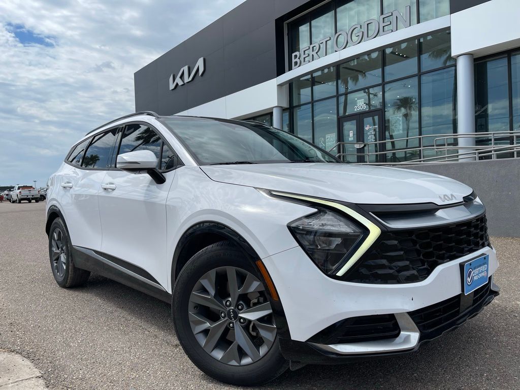 Glacial White Pearl 2023 Kia Sportage SX FWD SUV / Crossover Front-Wheel Drive 8-Speed Automatic