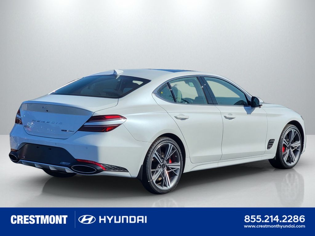 new 2025 Genesis G70 car, priced at $54,986