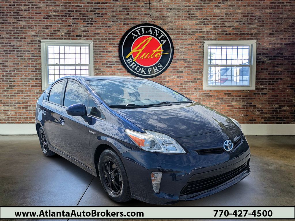 Nautical Blue Metallic 2015 Toyota Prius Three Hatchback Front-Wheel Drive Continuously Variable Transmission