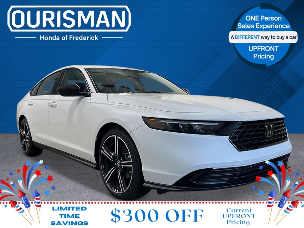 Platinum White Pearl 2026 Honda Accord Sedan Front-Wheel Drive Continuously Variable Transmission