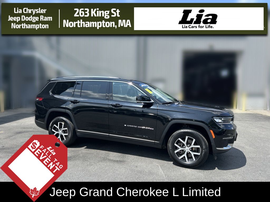 Diamond Black Crystal Pearlcoat 2023 Jeep Grand Cherokee L SUV / Crossover Four-Wheel Drive 8-Speed Automatic