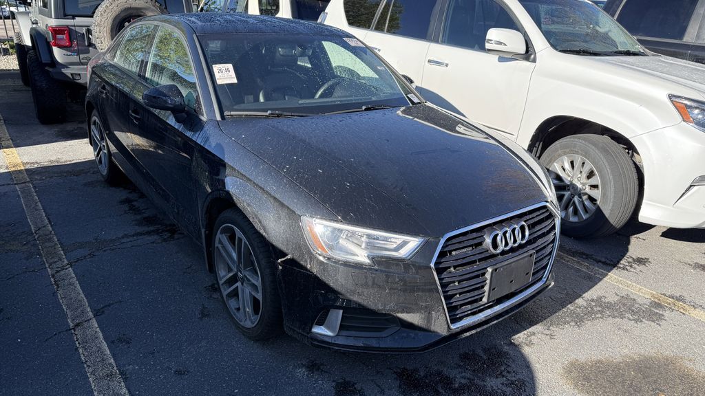 Brilliant Black 2018 Audi A3 2.0T quattro Premium Sedan AWD Sedan All-Wheel Drive 6-Speed Automatic