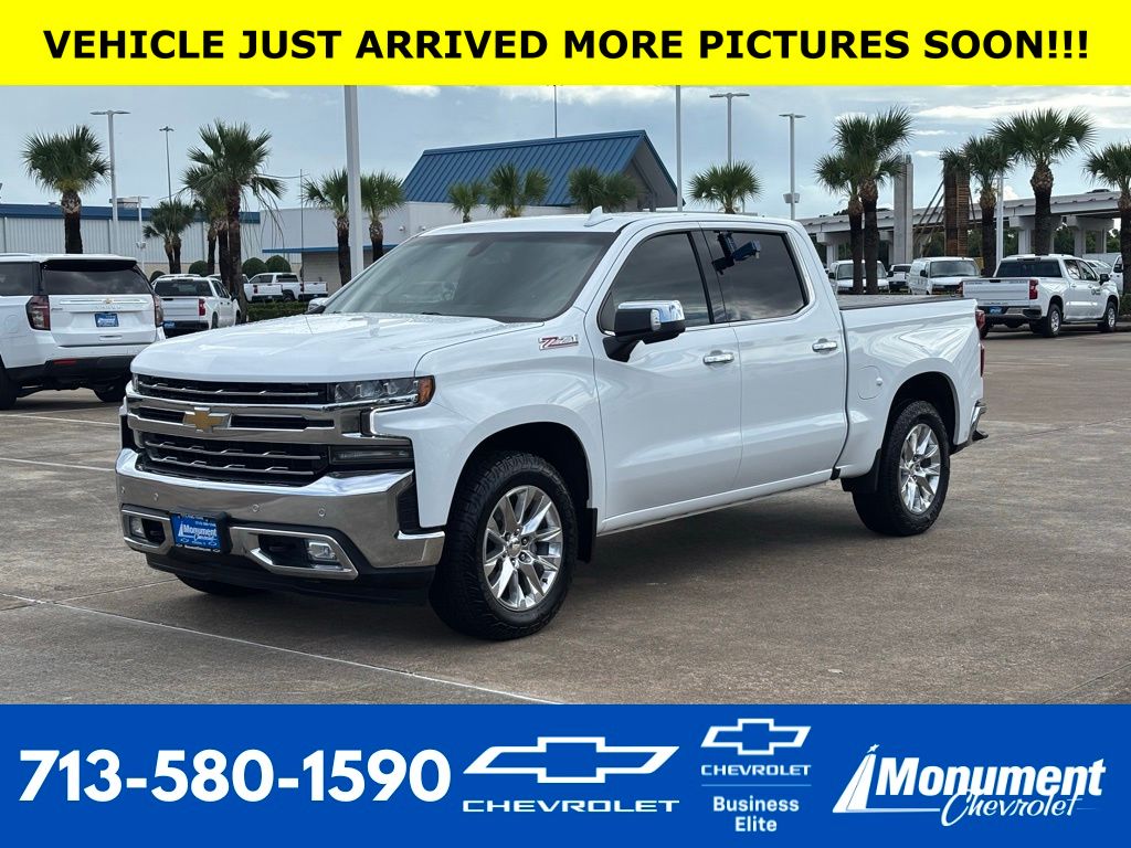 2021 Chevrolet Silverado 1500 LTZ White at Classic Elite Chevrolet Sugar Land