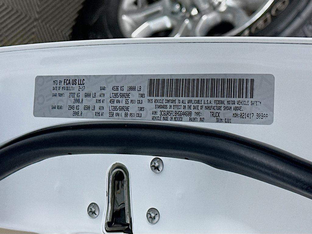 Used 2017 White Ram Laramie image 36