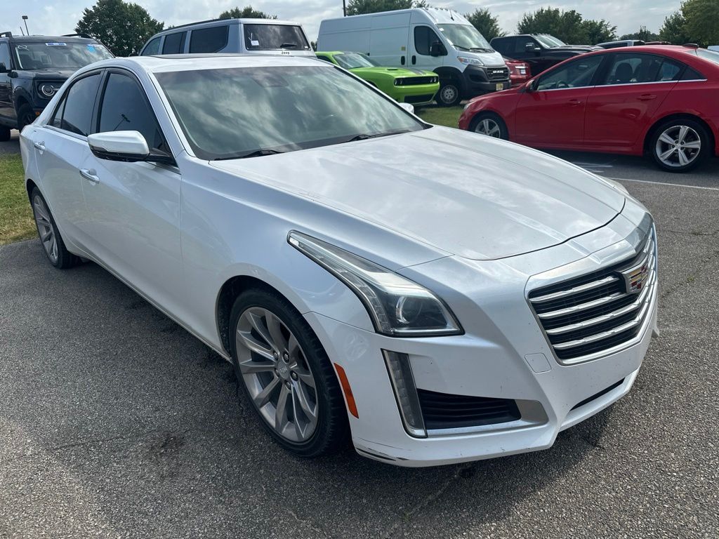 Crystal White Tricoat 2019 Cadillac CTS Sedan Rear-Wheel Drive 8-Speed Automatic