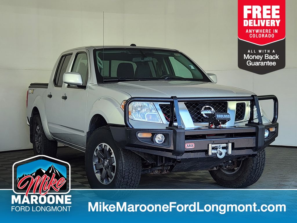 Brilliant Silver Metallic 2019 Nissan Frontier Pickup Truck Four-Wheel Drive 5-Speed Automatic Overdrive