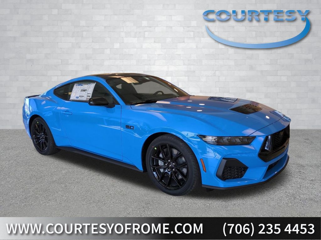 Grabber Blue Metallic 2026 Ford Mustang Coupe Rear-Wheel Drive 6-Speed Manual