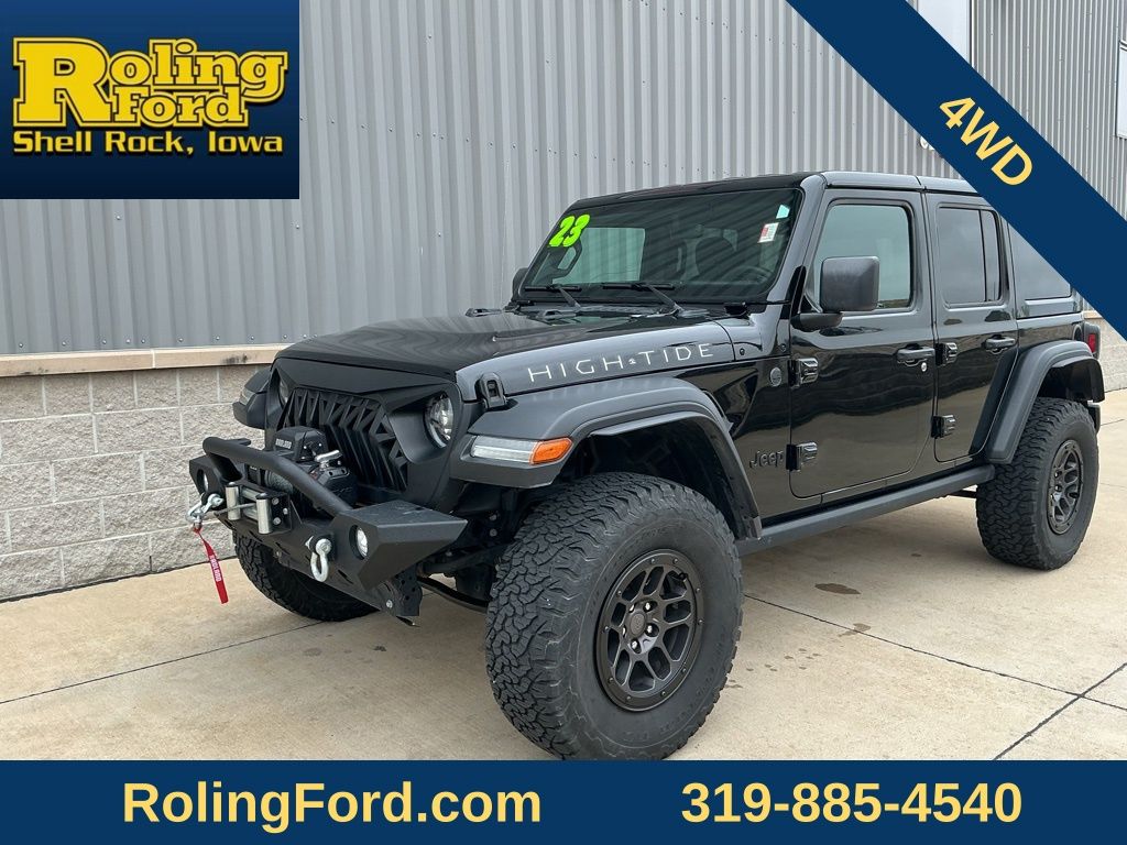 Black Clearcoat 2023 Jeep Wrangler SUV / Crossover Four-Wheel Drive 8-Speed Automatic