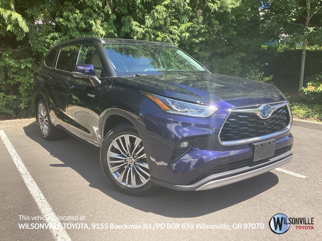 2020 Toyota Highlander Hybrid Azul (Blueprint) SUV/Crossover Tracción en las cuatro ruedas Transmisión variable continua