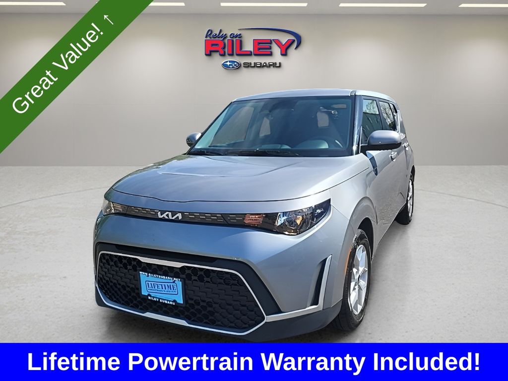 Steel Gray 2025 Kia Soul SUV / Crossover Front-Wheel Drive Continuously Variable Transmission