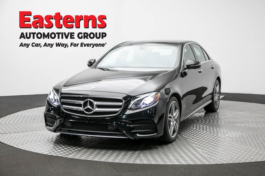 Black 2020 Mercedes-Benz E-Class Sedan All-Wheel Drive 9-Speed Automatic