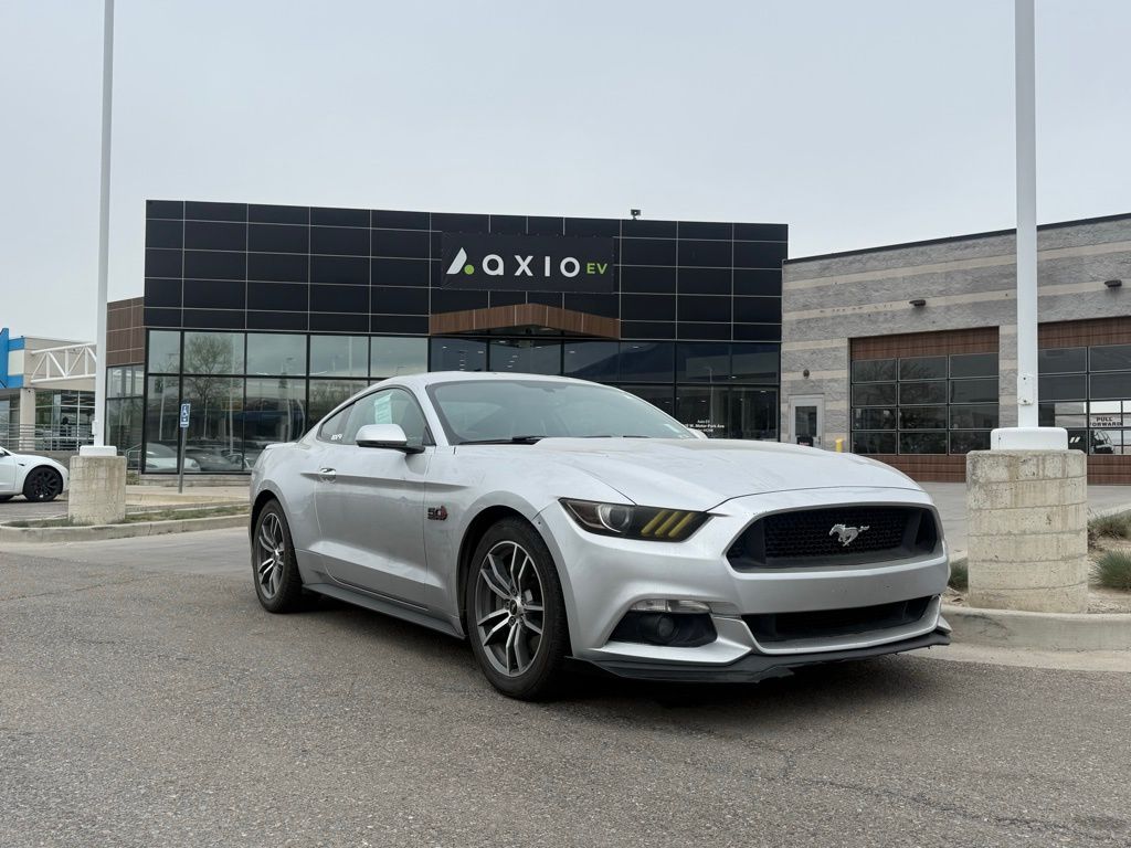 Ingot Silver 2016 Ford Mustang GT Premium Coupe RWD Coupe Rear-Wheel Drive 6-Speed Automatic