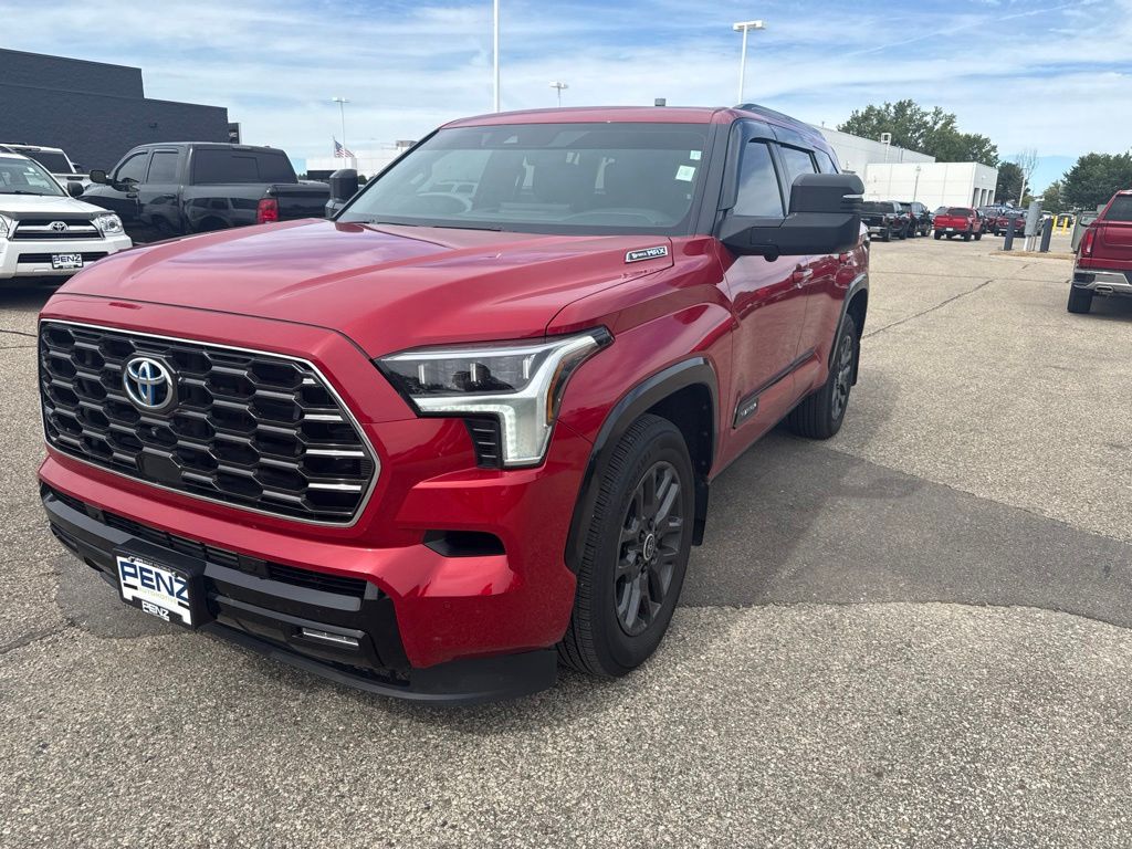 Red 2024 Toyota Sequoia SUV / Crossover Four-Wheel Drive Automatic