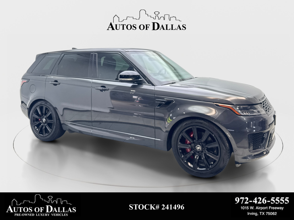 Gray 2022 Land Rover Range Rover Sport SUV / Crossover All-Wheel Drive 8-Speed Automatic