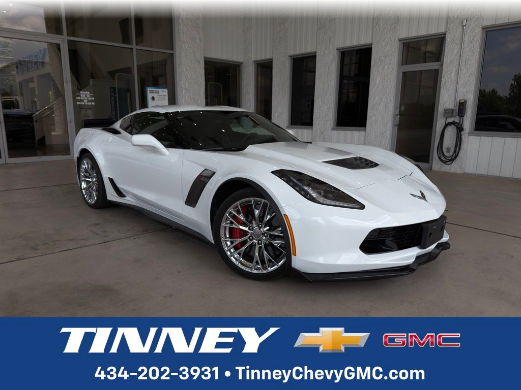 Arctic White 2017 Chevrolet Corvette Coupe Rear-Wheel Drive 8-Speed Automatic