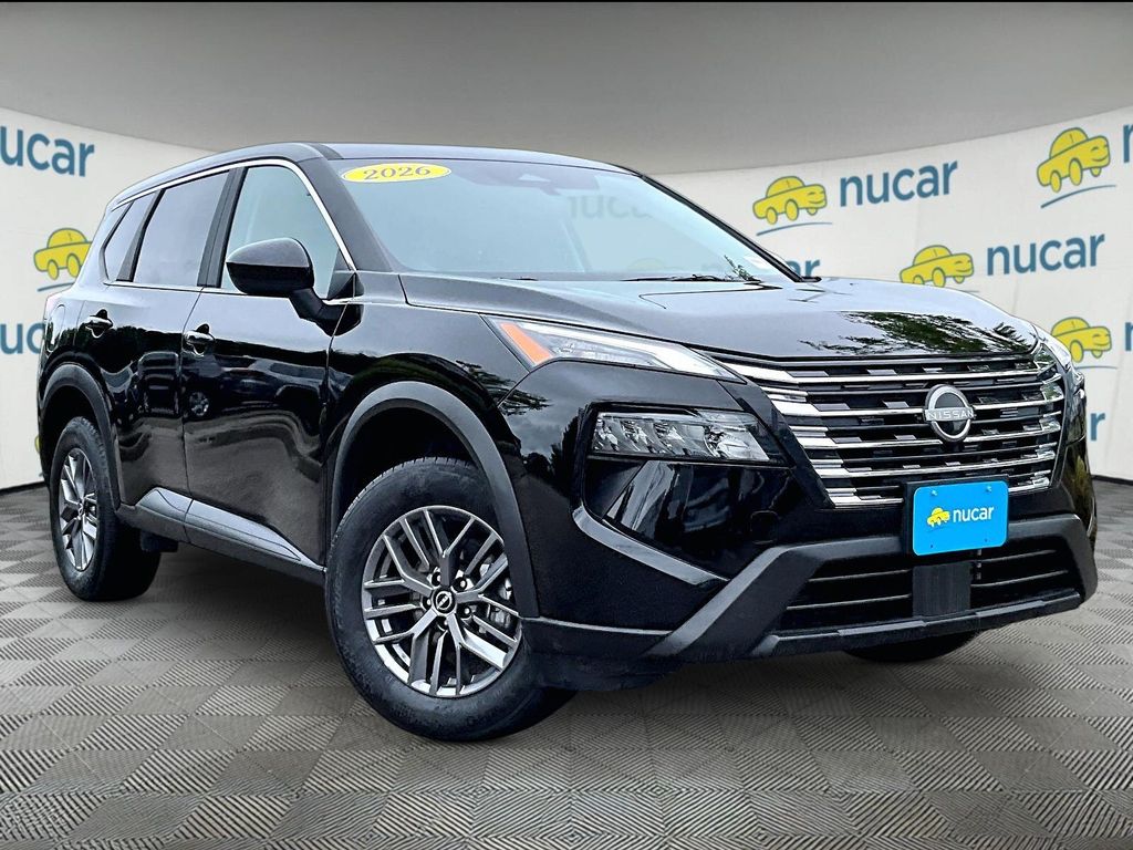 Super Black 2026 Nissan Rogue SUV / Crossover All-Wheel Drive Continuously Variable Transmission