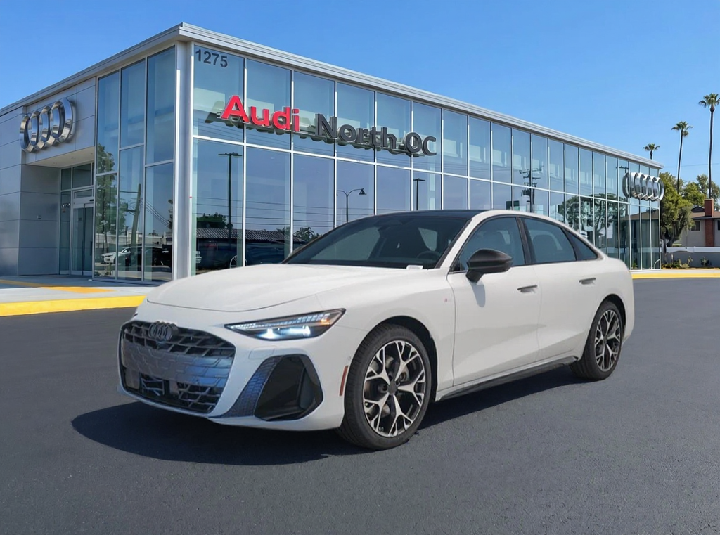 Glacier White Metallic 2026 Audi A6 Sedan All-Wheel Drive 7-Speed Automatic