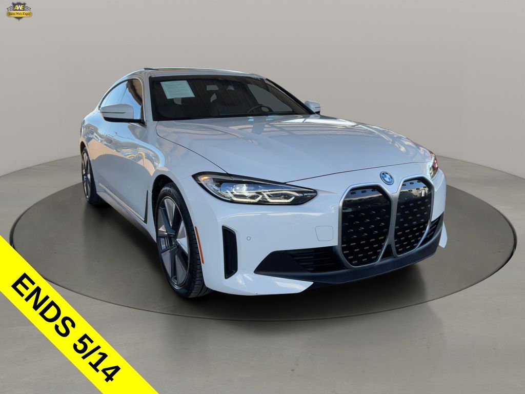 Alpine White 2023 BMW i4 eDrive40 Gran Coupe FWD Sedan Rear-Wheel Drive Automatic
