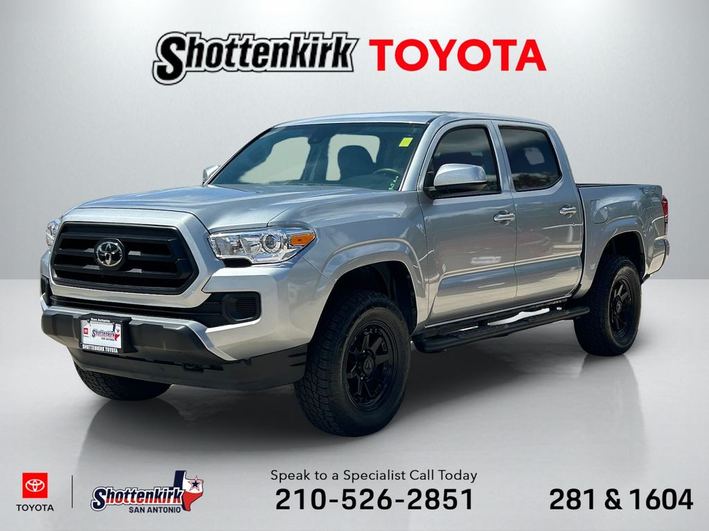 Celestial Silver Metallic 2023 Toyota Tacoma Pickup Truck Four-Wheel Drive 6-Speed Automatic