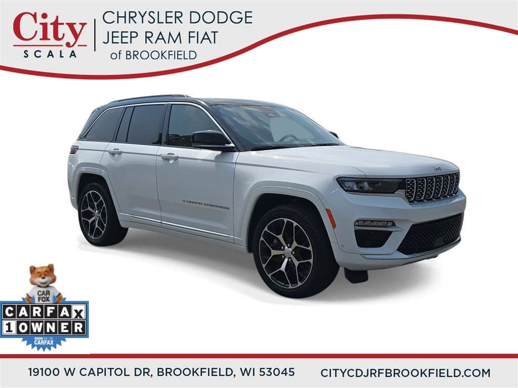 Bright White Clearcoat 2024 Jeep Grand Cherokee SUV / Crossover Four-Wheel Drive 8-Speed Automatic