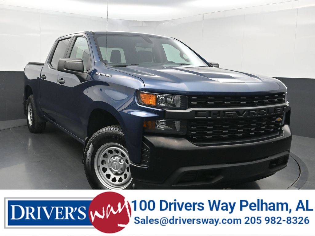 Northsky Blue Metallic 2019 Chevrolet Silverado 1500 Pickup Truck Four-Wheel Drive Automatic