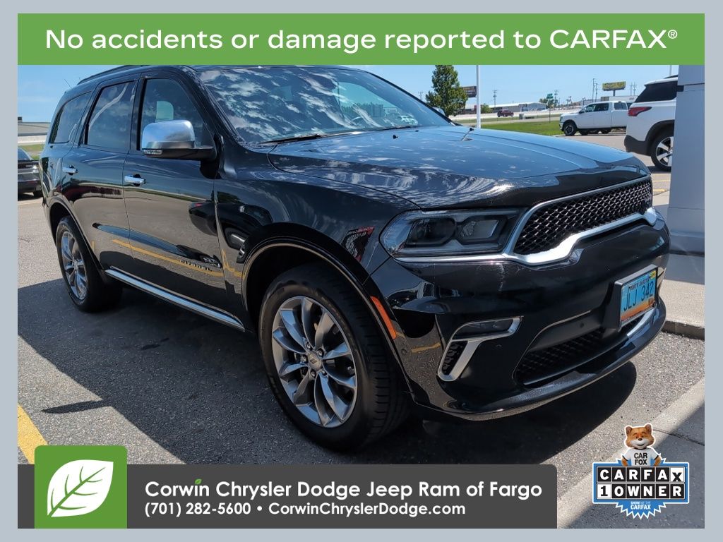 Black Clearcoat 2022 Dodge Durango SUV / Crossover All-Wheel Drive 8-Speed Automatic