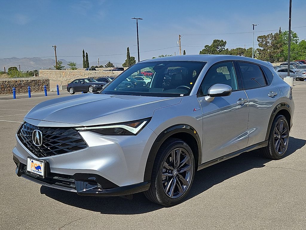 Silver 2025 Acura ADX FWD with A-SPEC Package SUV / Crossover Front-Wheel Drive Continuously Variable Transmission