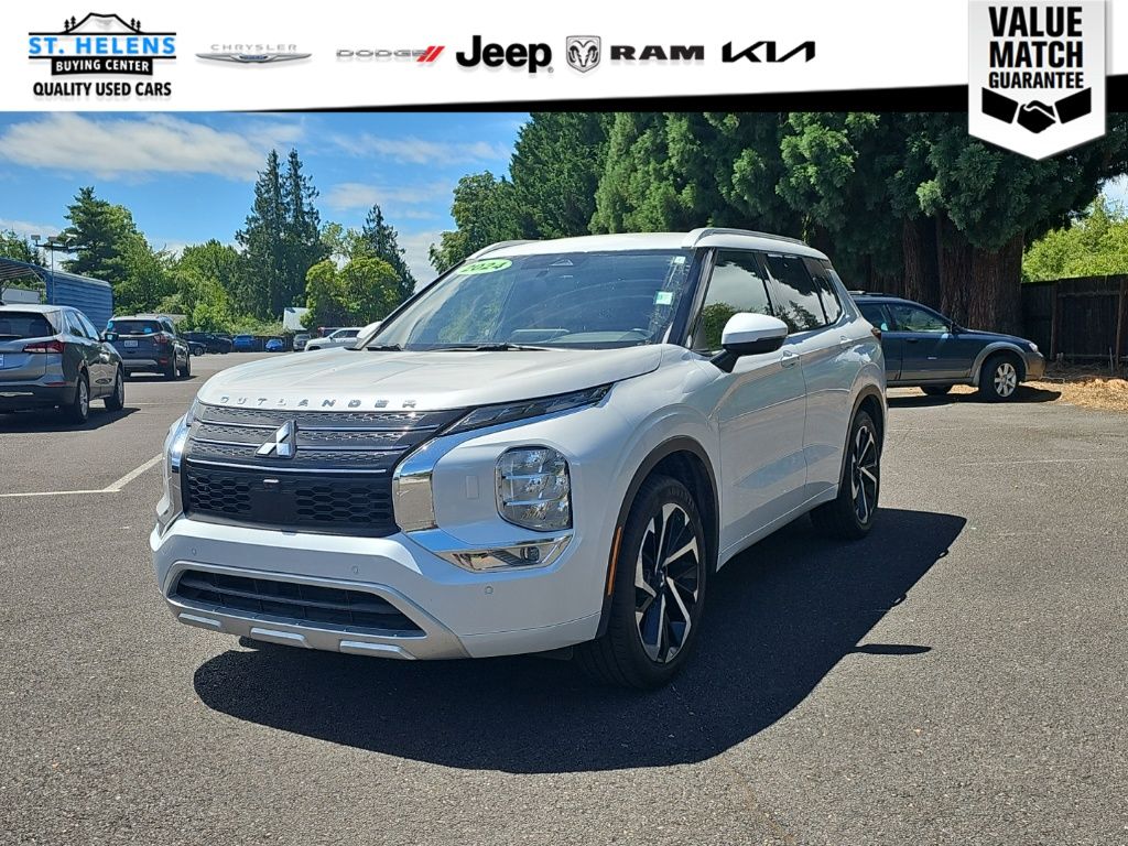 White 2024 Mitsubishi Outlander SUV / Crossover All-Wheel Drive Continuously Variable Transmission