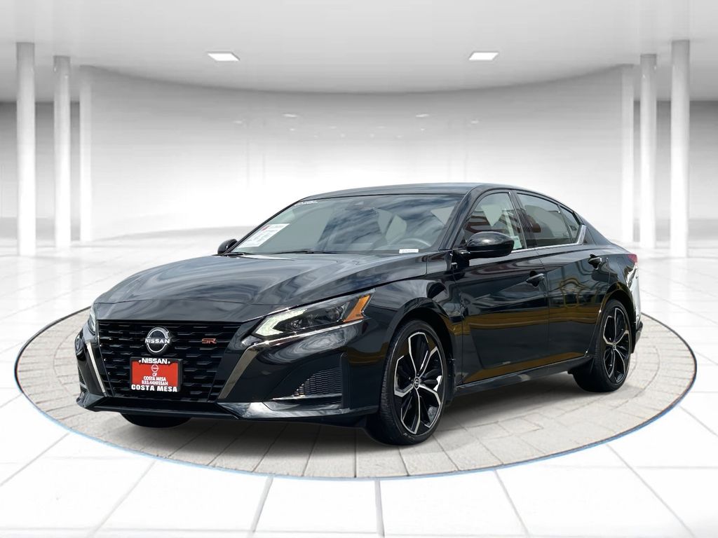 Super Black 2024 Nissan Altima Sedan Front-Wheel Drive Continuously Variable Transmission