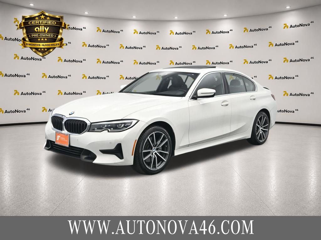 Alpine White 2019 BMW 3 Series Sedan All-Wheel Drive 8-Speed Automatic