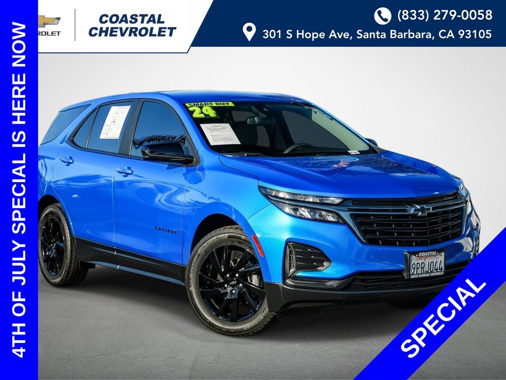 Riptide Blue Metallic 2024 Chevrolet Equinox SUV / Crossover Front-Wheel Drive 6-Speed Automatic Overdrive