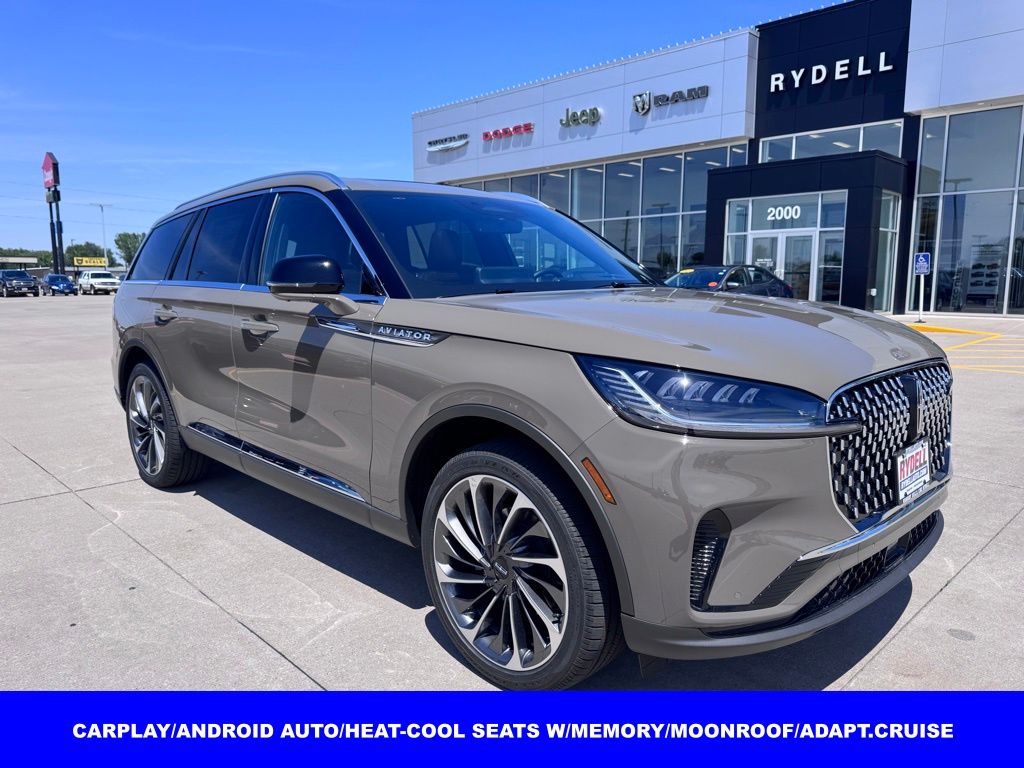 Harbor Gray Clearcoat 2026 Lincoln Aviator Reserve AWD SUV / Crossover All-Wheel Drive Automatic