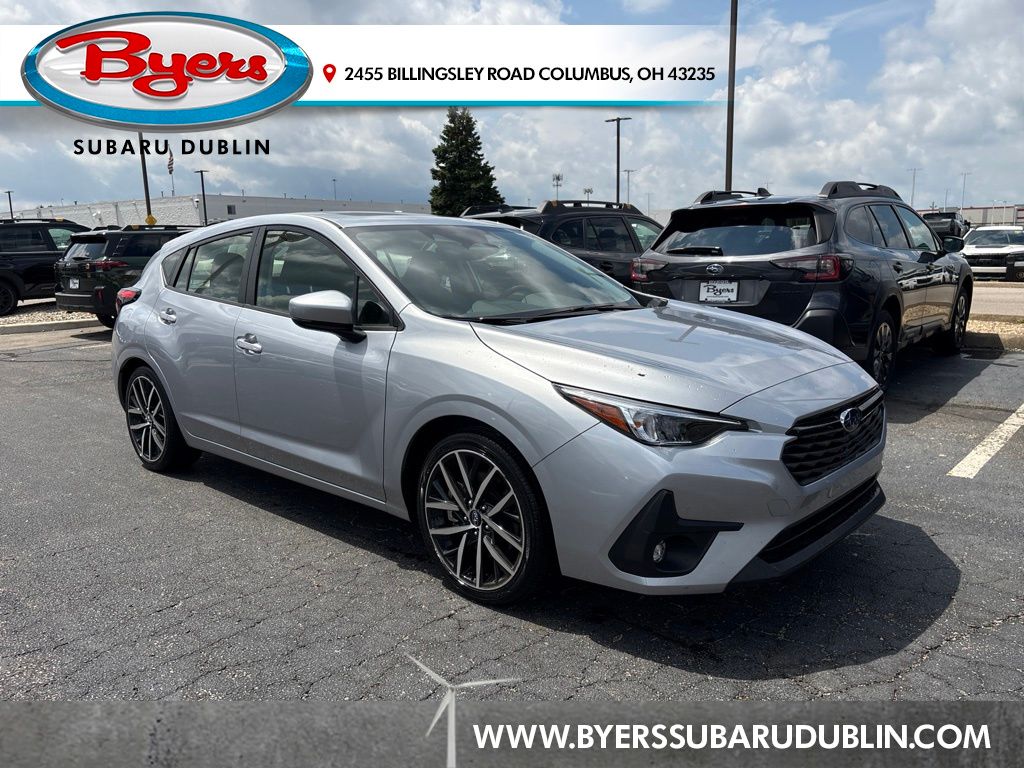 Ice Silver Metallic 2024 Subaru Impreza Wagon All-Wheel Drive Continuously Variable Transmission