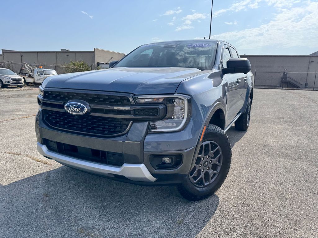 Blue (Azure Gray Metallic) 2024 Ford Ranger Pickup Truck 4X2 Automatic