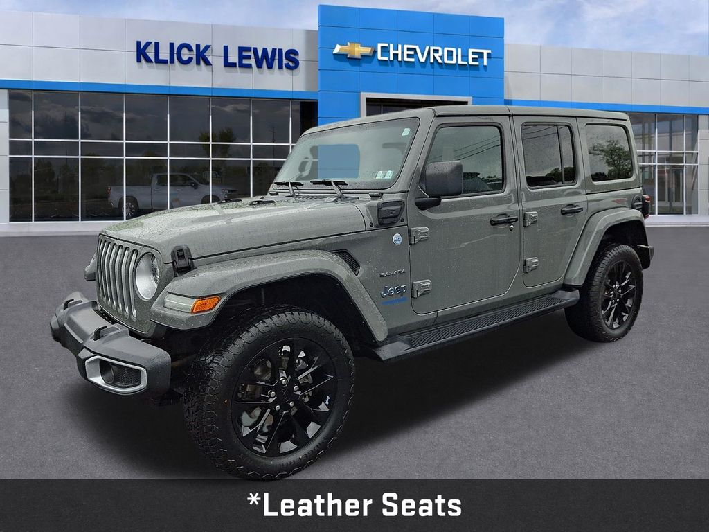 2021 Jeep Wrangler Unlimited Sahara 4xe Gray at Bob Ruth Ford