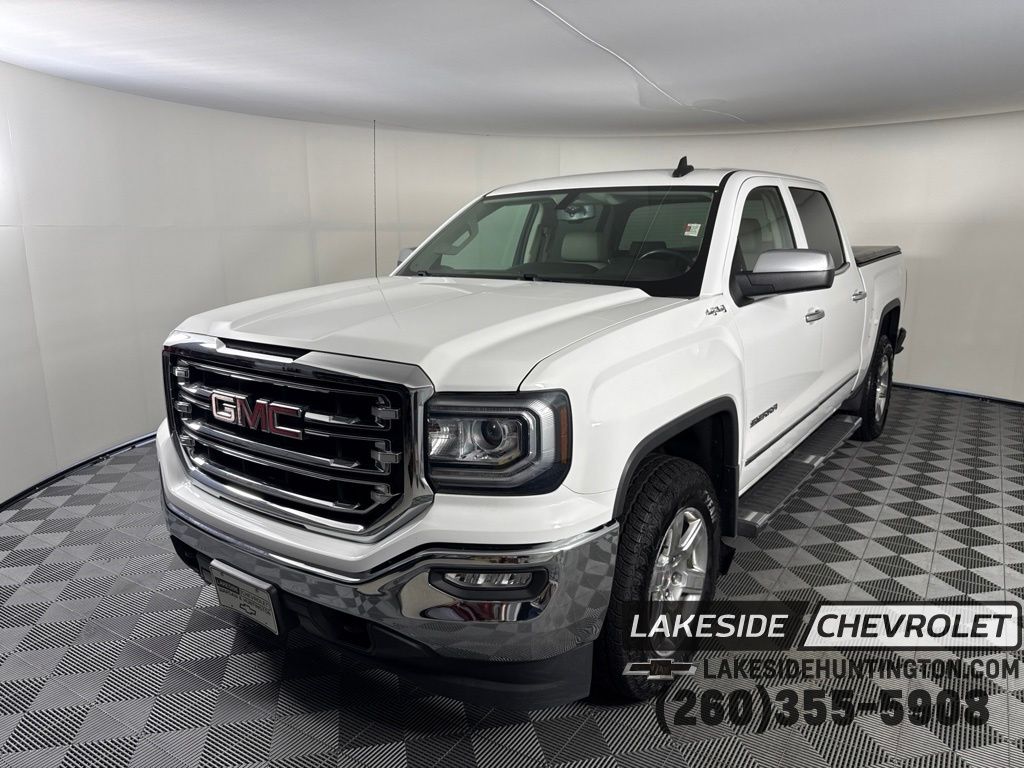 Summit White 2018 GMC Sierra 1500 Pickup Truck Four-Wheel Drive 6-Speed Automatic Overdrive