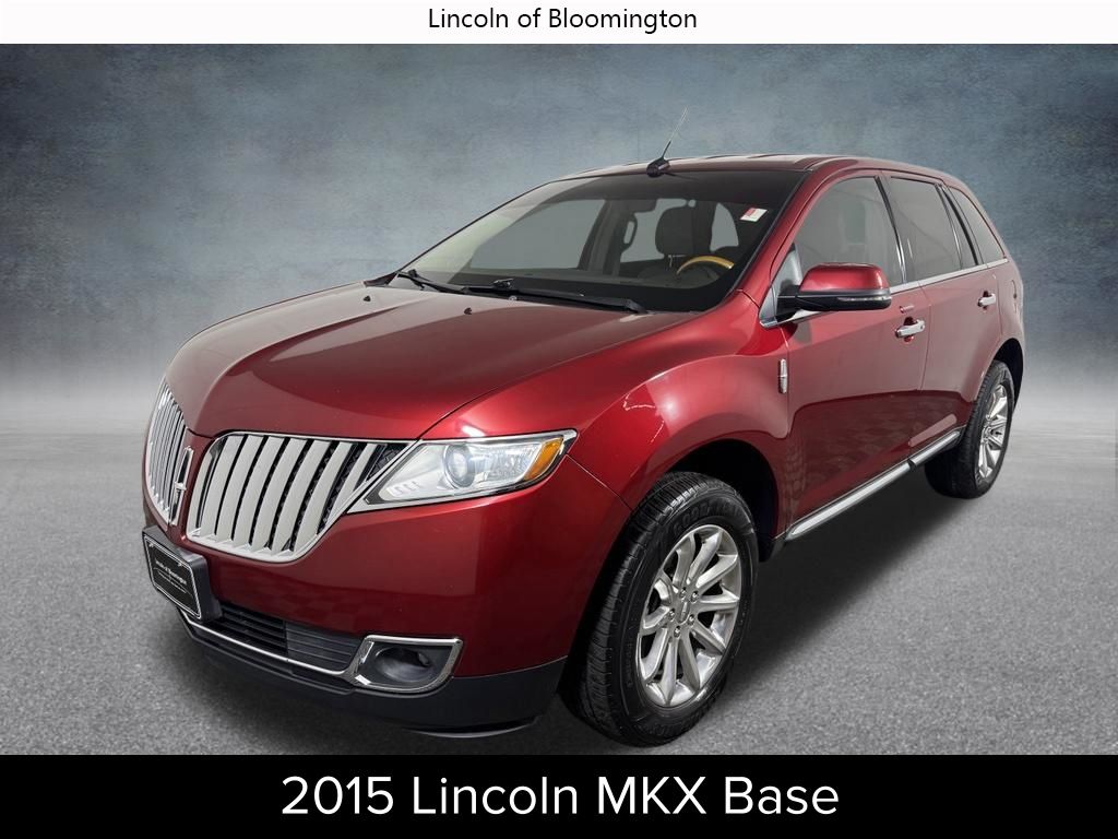 Ruby Red Metallic 2015 Lincoln MKX AWD SUV / Crossover All-Wheel Drive 6-Speed Automatic