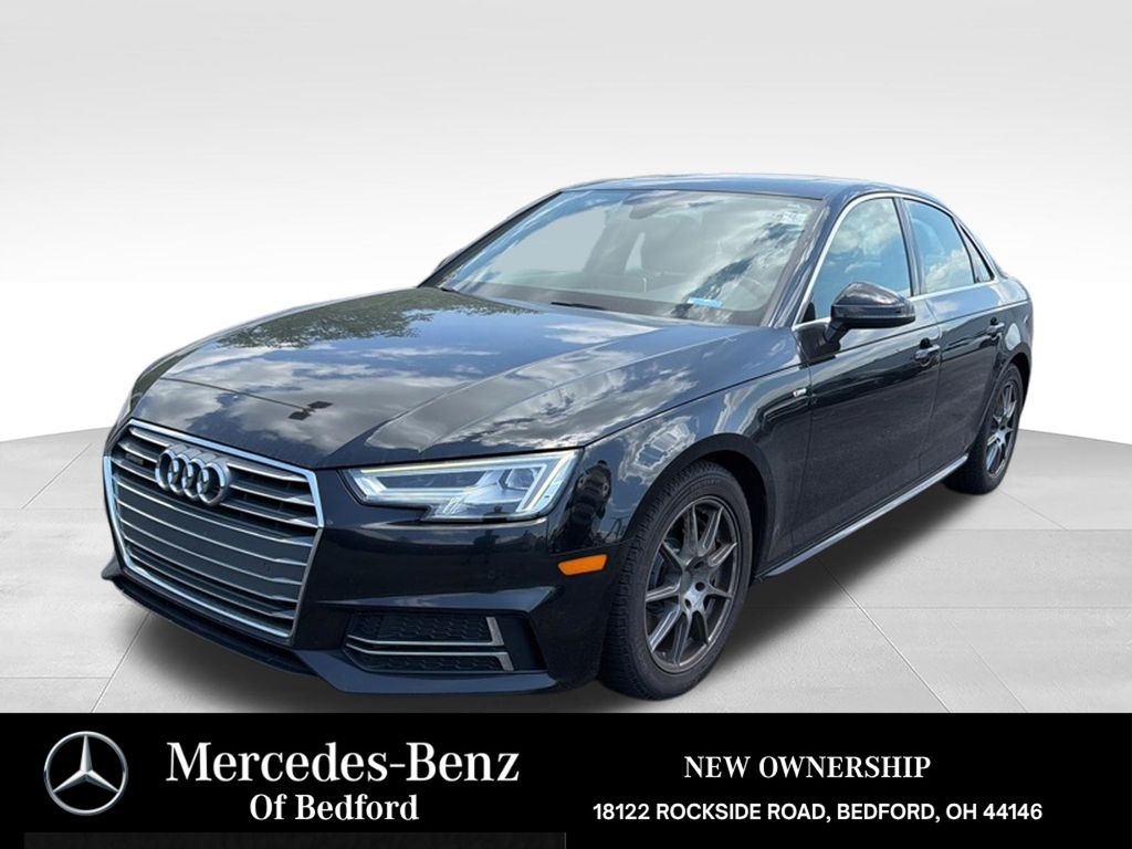 Brilliant Black 2017 Audi A4 Sedan All-Wheel Drive 7-Speed Automatic