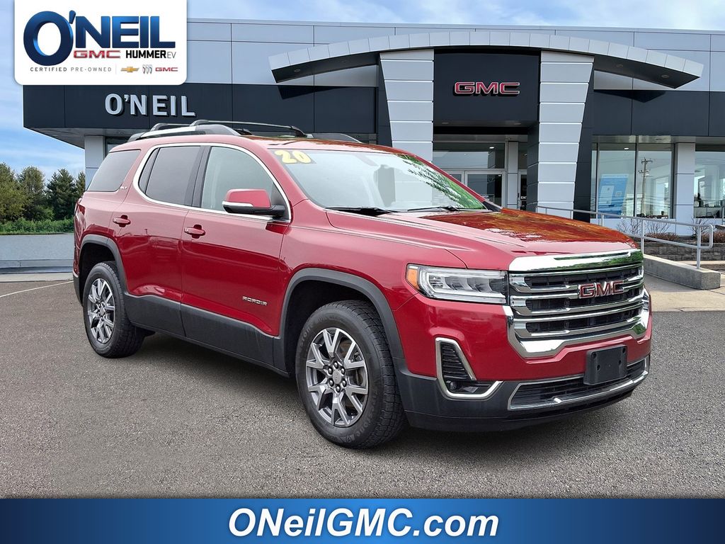 Red Quartz Tintcoat 2020 GMC Acadia SUV / Crossover Four-Wheel Drive 9-Speed Automatic