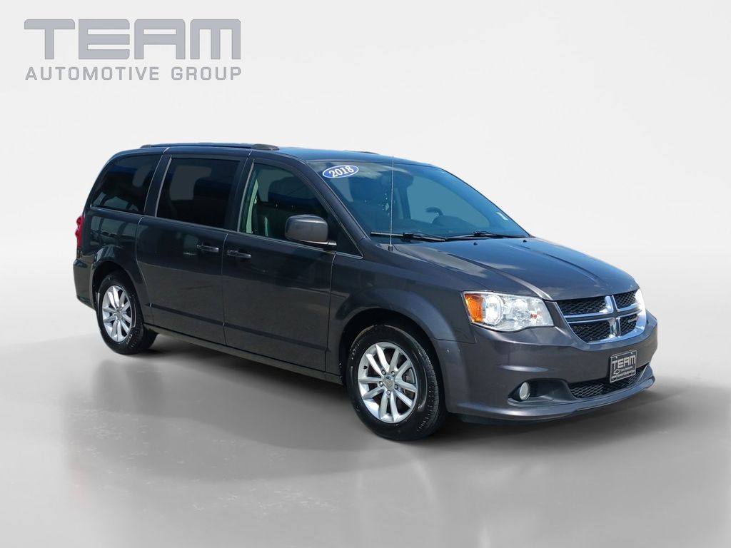 Gray (Granite Crystal Metallic Clearcoat) 2018 Dodge Grand Caravan SXT FWD Minivan Front-Wheel Drive 6-Speed Automatic