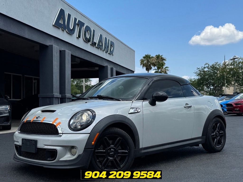 White Silver 2012 MINI Cooper Coupe S FWD Coupe Front-Wheel Drive 6-Speed Automatic