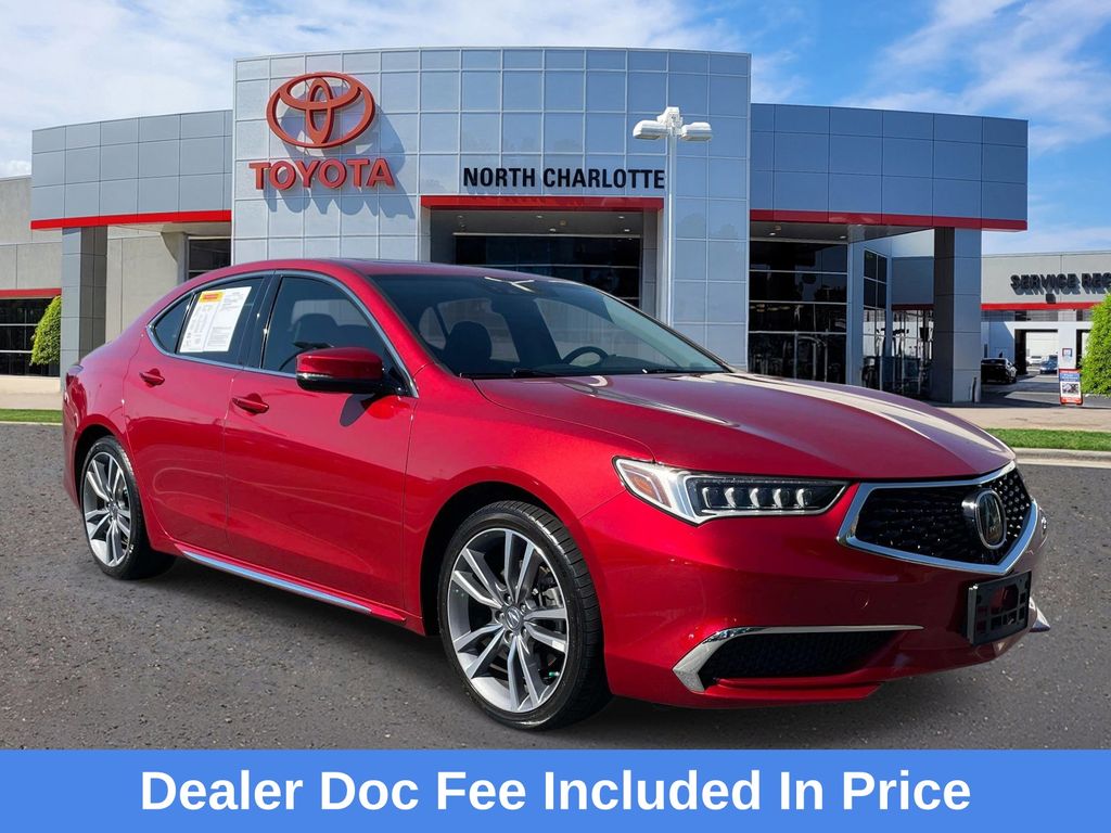Performance Red Pearl 2020 Acura TLX V6 FWD with Technology Package Sedan Front-Wheel Drive 9-Speed Automatic