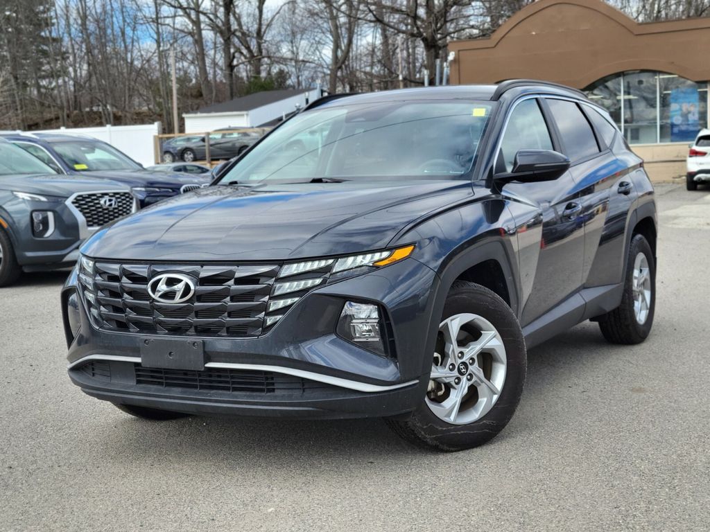 Portofino Gray 2023 Hyundai Tucson SEL AWD SUV / Crossover All-Wheel Drive 8-Speed Automatic