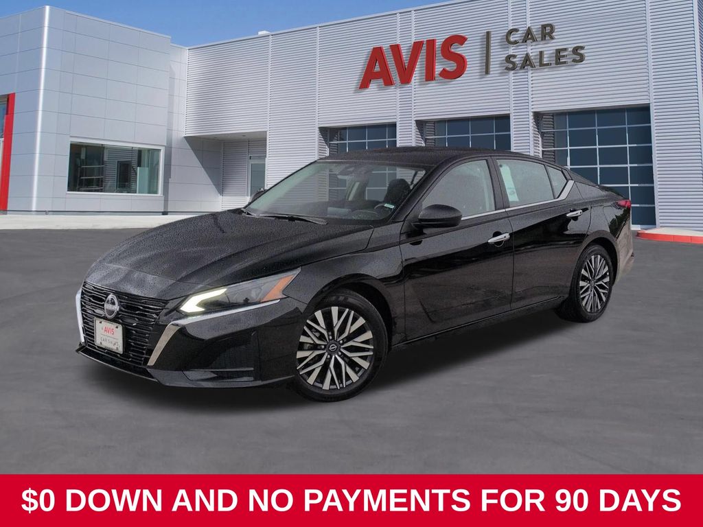 Black 2025 Nissan Altima Sedan Front-Wheel Drive Continuously Variable Transmission