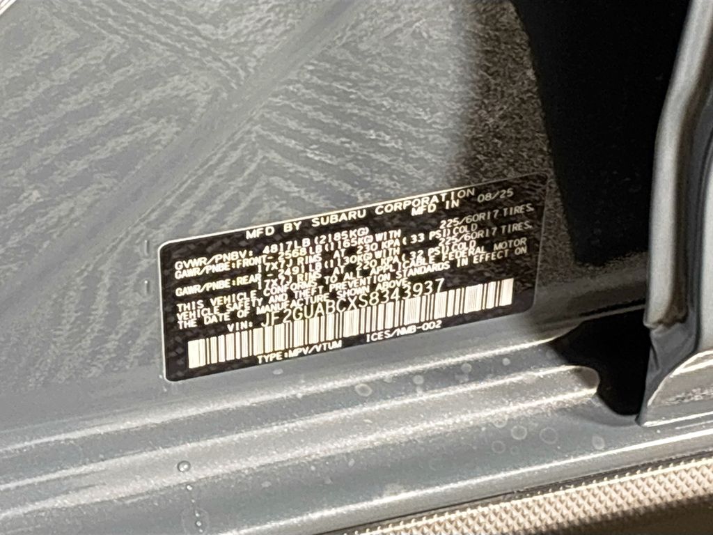 2025 Subaru Crosstrek Base