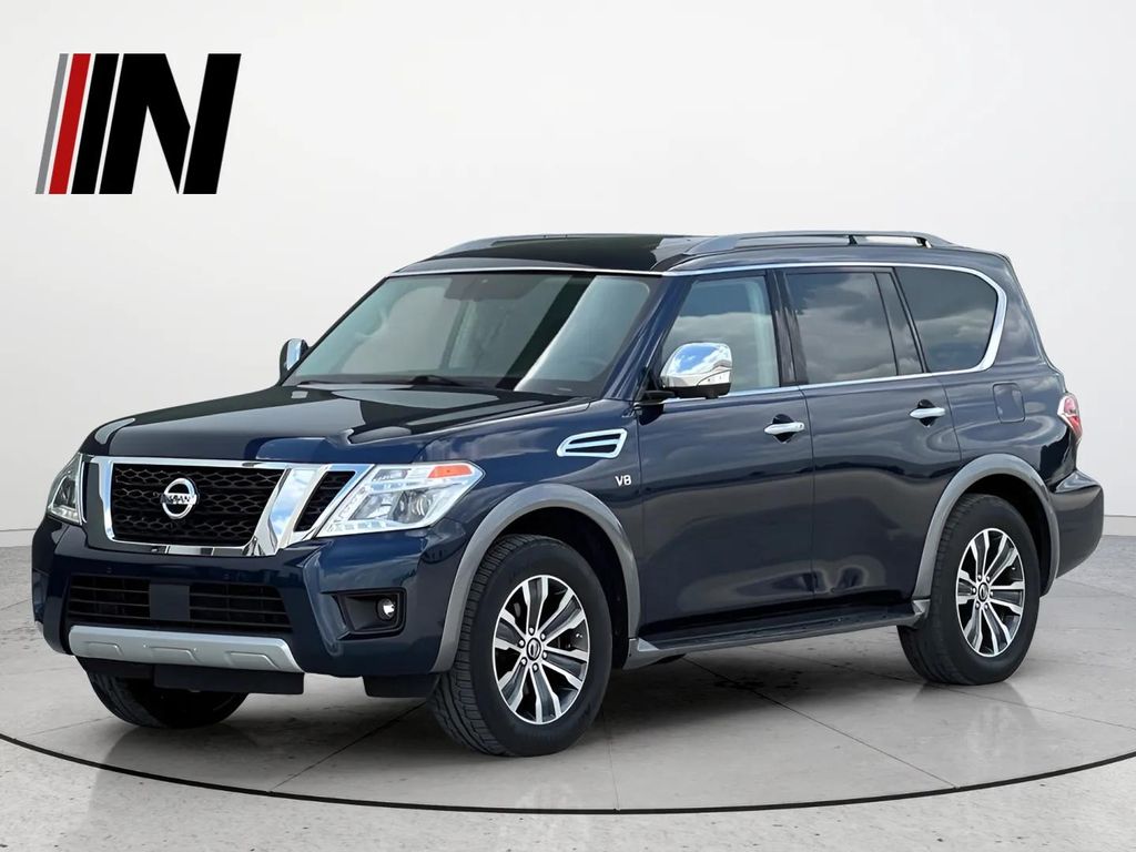 Hermosa Blue 2018 Nissan Armada SUV / Crossover Four-Wheel Drive 7-Speed Automatic